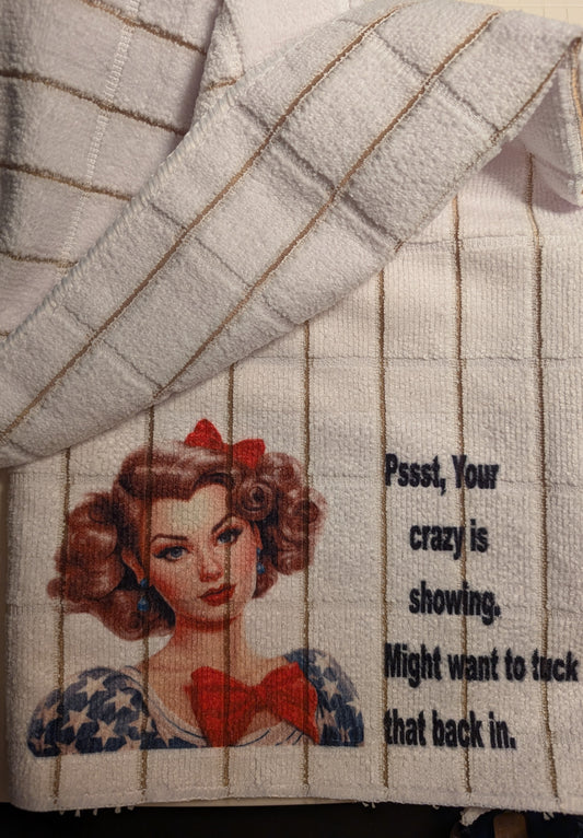 Funny kitchen dish towels
