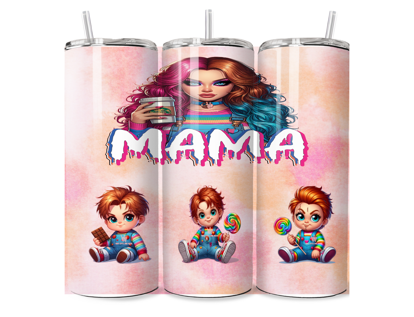 Personalized Mama Chucky 20oz Tumbler