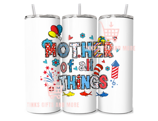 Dr. Suses Things for mom or grandma 20oz Skinny Tumbler
