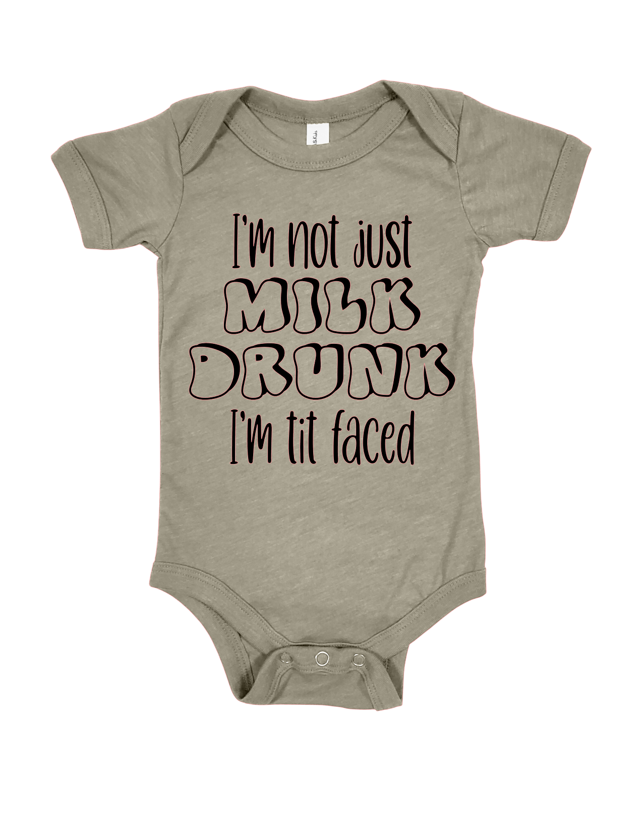 Funny baby onesie cotton polyester blend