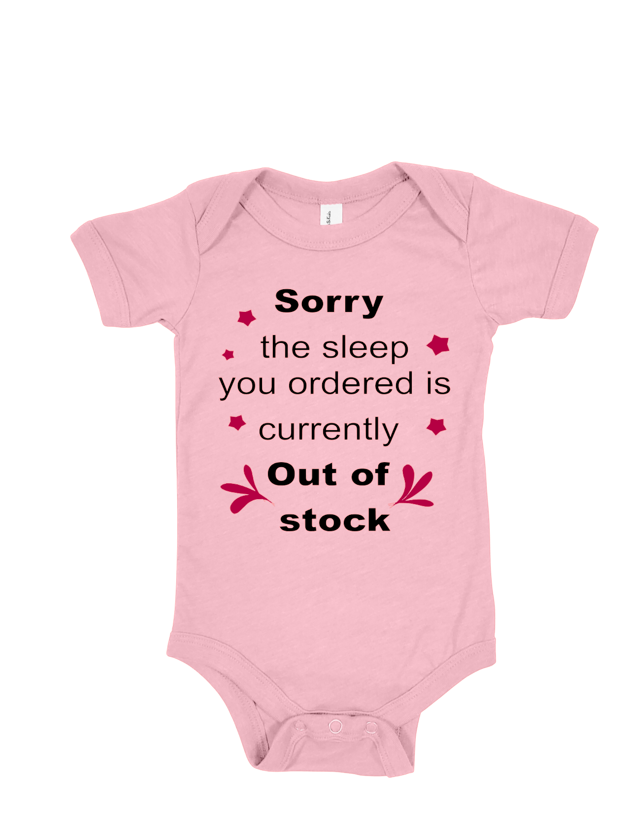 Funny baby onesie cotton polyester blend