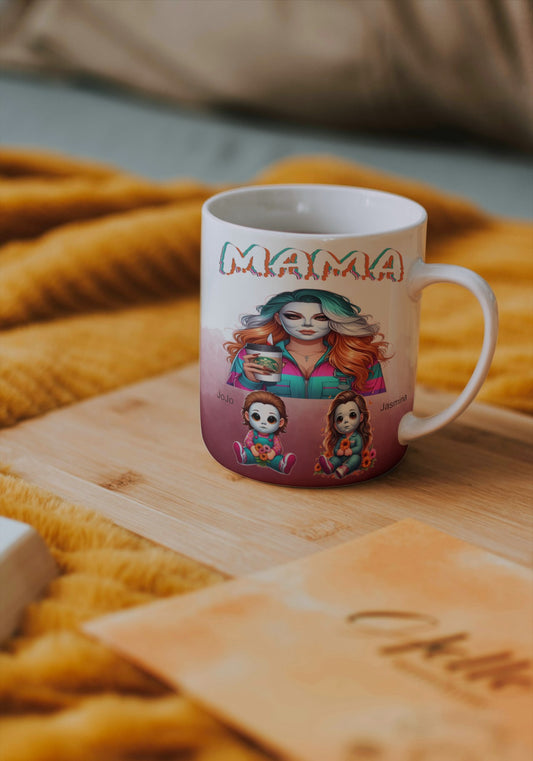 Mama Scream Personalized Mug