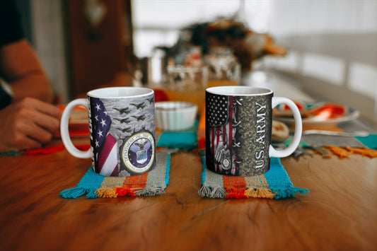 Military branches of Service Coffee or Teacup
