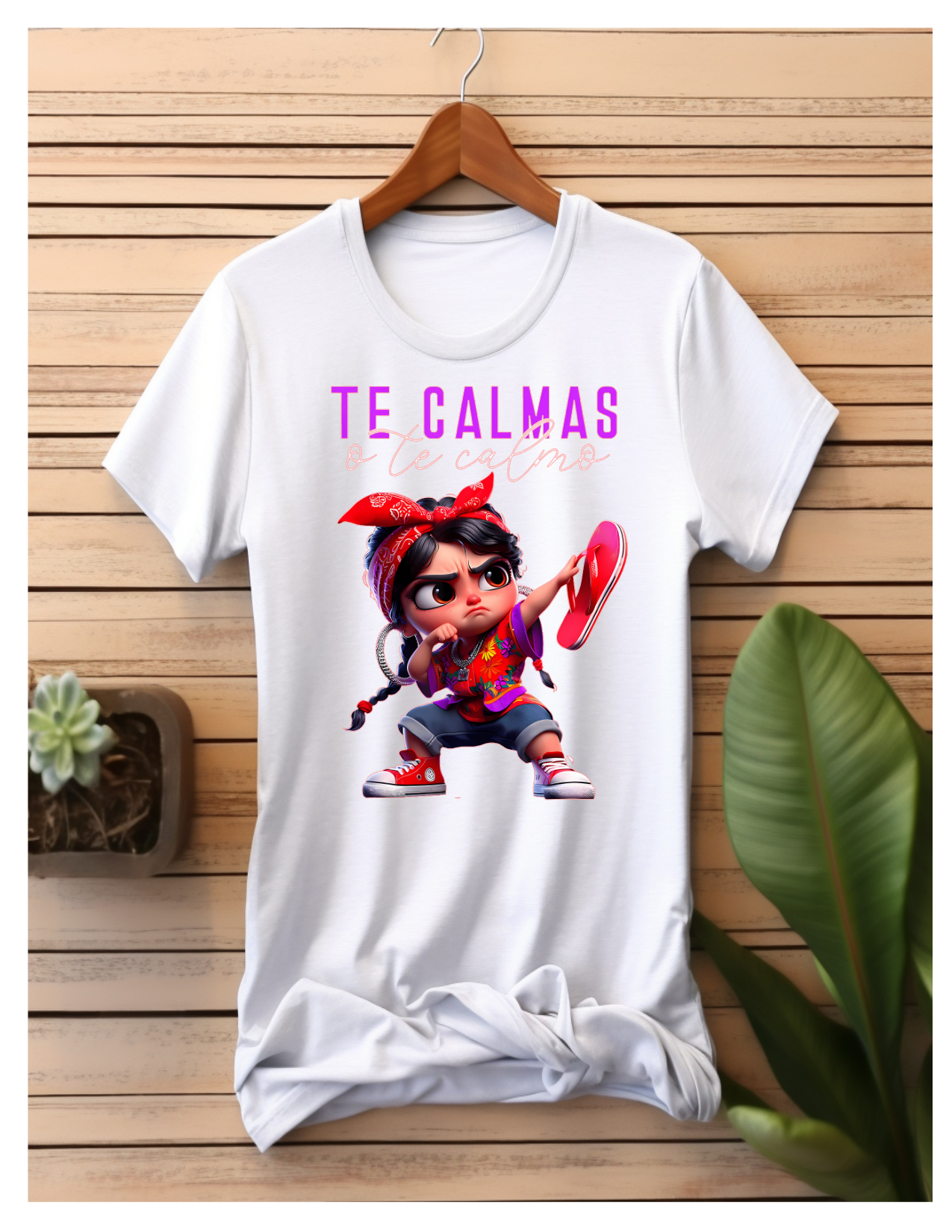 Funny Te calmas o te calmo Cotton ploy bend T Shirt