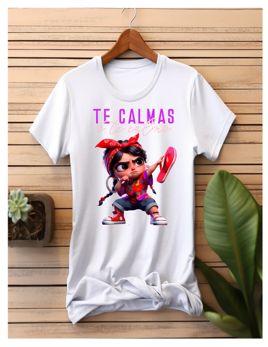 Funny Te calmas o te calmo Cotton ploy bend T Shirt