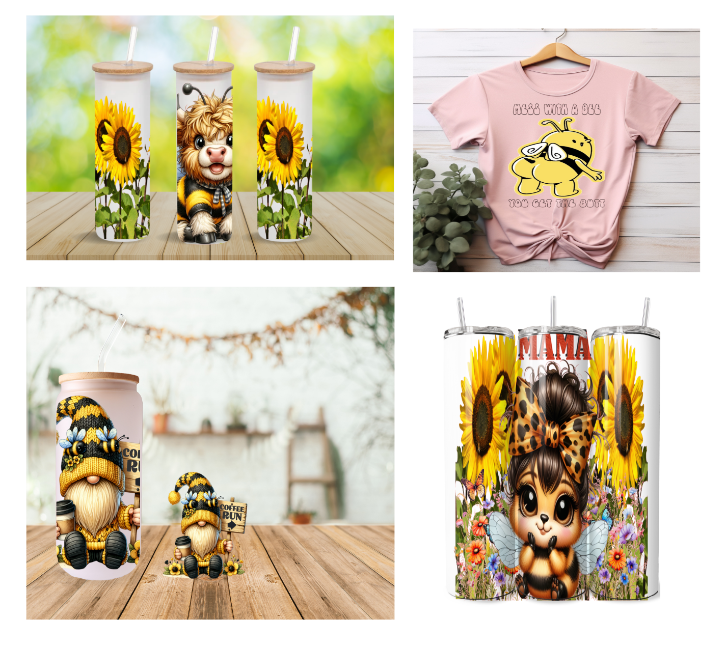 Coffee, bees and gnome cuteness