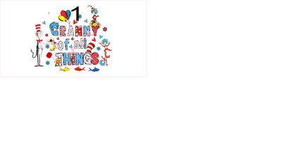 Dr. Suses Things for mom or grandma 20oz Skinny Tumbler