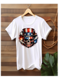 American Falg Scull Dry Fit T-Shirt