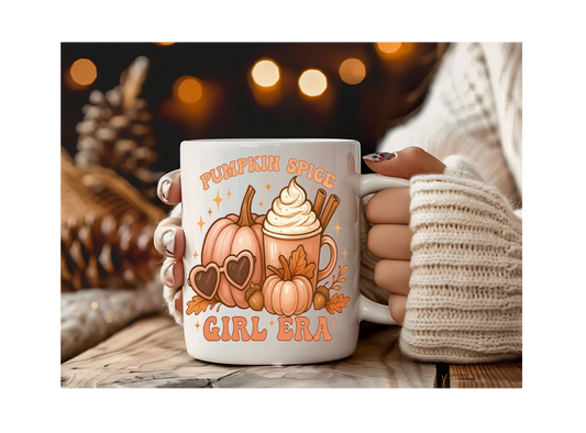 Pumpkin Spice Girl print 11 oz Coffee Mug
