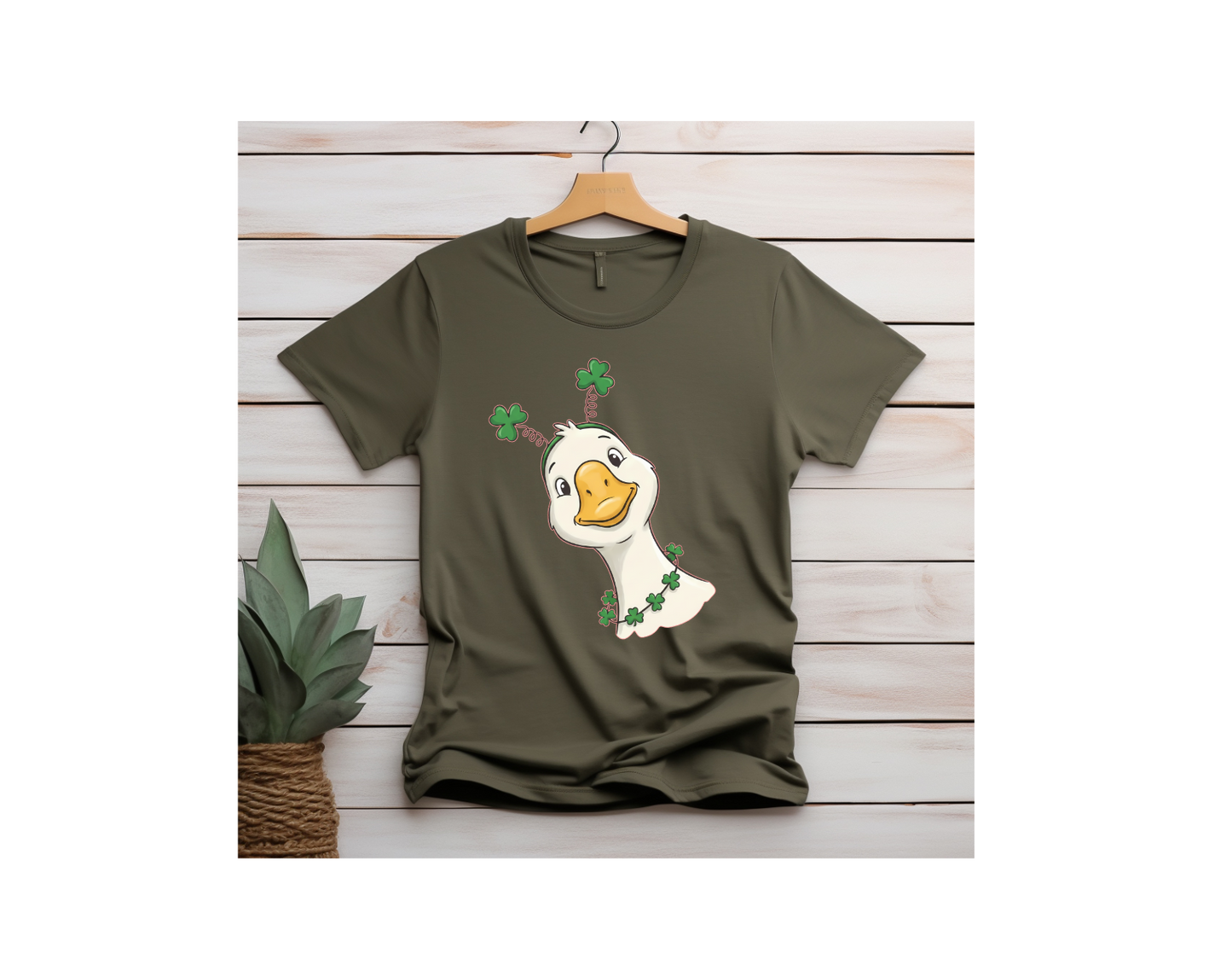 Funny St. Patrick's Day Lucky Duck T-Shirt