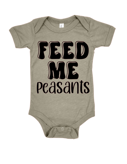 Funny baby onesie cotton polyester blend