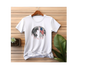 4th of July Big Foot Poly Cotten T-Shirt