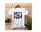 Big foot 4th of July Poly Cotten Blend T-Shirt