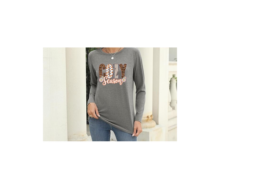 Cozy season women's long Sleave T-shirt
