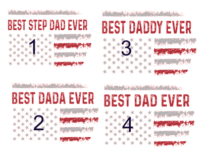 Personalized Best dad ever Dry Fit T-shirt