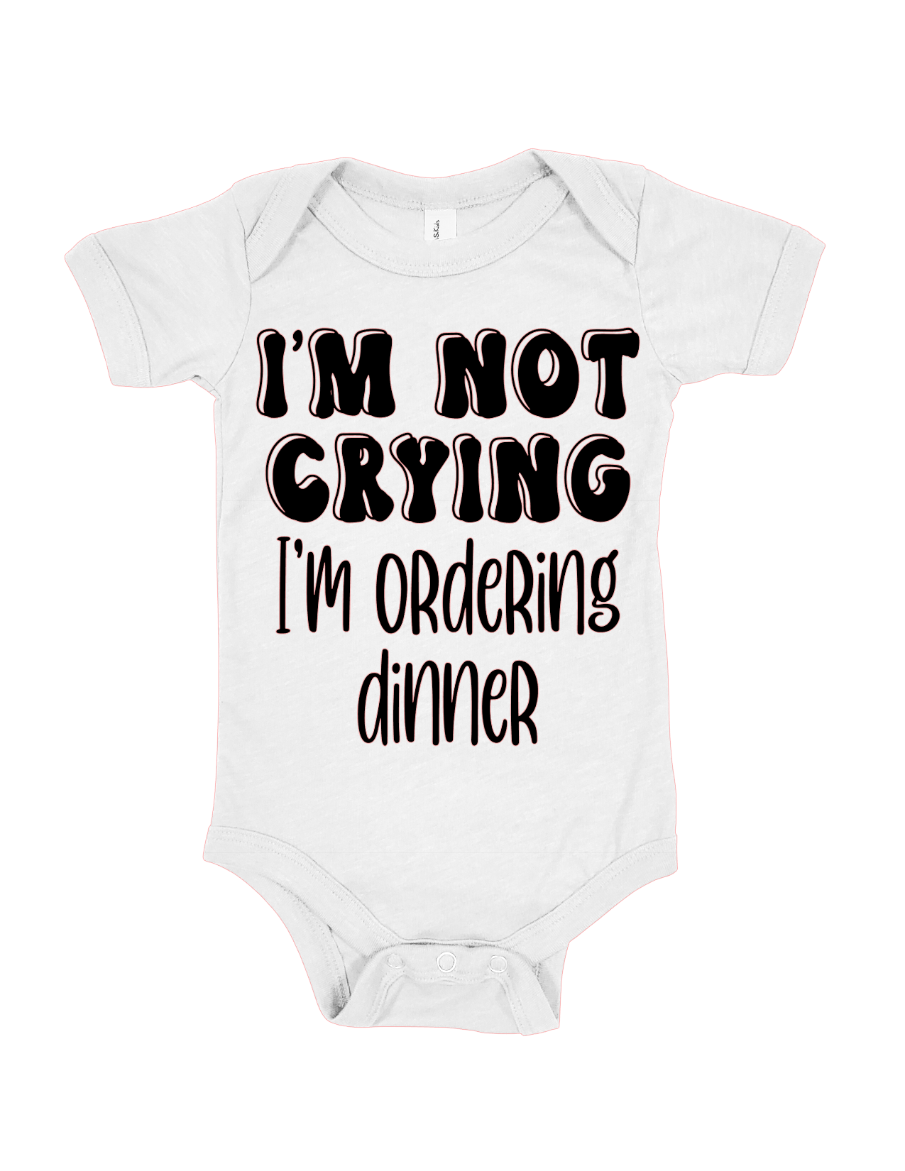 Funny baby onesie cotton polyester blend