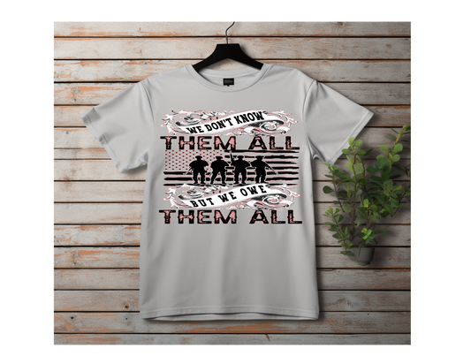 Red Friday we owe them all T-shirt
