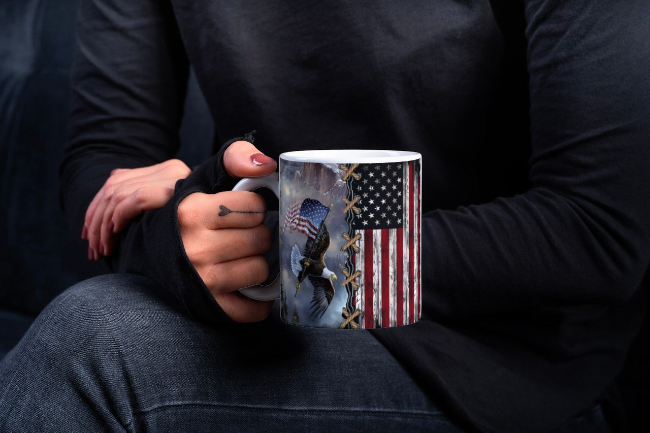 Military and patriotic coffee mugs